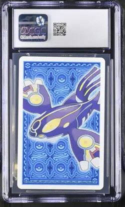 Mega Rayquaza Mega Rayquaza K CGC 10 2015 Sapphire Pokemon Poker Cards Japanese - Image 2