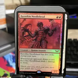 MTG Razorkin Needlehead - Foil, Duskmourn: House of Horror, English - Image 1