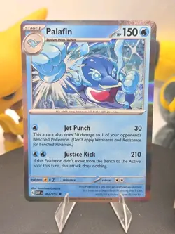 Palafin 062/197 SV03: Obsidian Flames Holo - Free Shipping - NM - Pokemon - Image 1