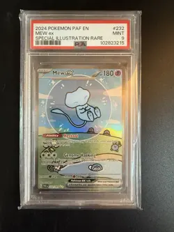 Pokemon PSA 9 Mew Ex #232 PAF Special Illustration Rare 2024 ENG - Image 1