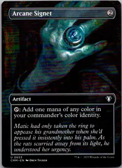 Arcane Signet (Borderless) U Commander Masters 653 NM - Image 1