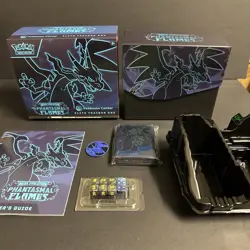 Pokemon TCG Phantasmal Flames Pokemon Center ETB Box Only No Promo Cards Packs - Image 1
