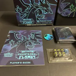 Pokemon TCG Phantasmal Flames Pokemon Center ETB Box Only No Promo Cards Packs - Image 2