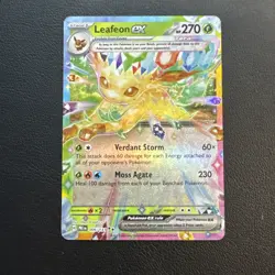 Leafeon ex NM 006/131 Sv: Prismatic Evolutions Pokemon TCG Holo - Image 1