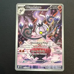 Chandelure 103/086 NM – Illustration Rare – 2025 TCG Pokemon White Flare - Image 1