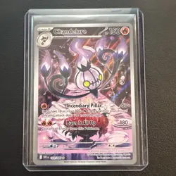 Chandelure 103/086 NM – Illustration Rare – 2025 TCG Pokemon White Flare - Image 2
