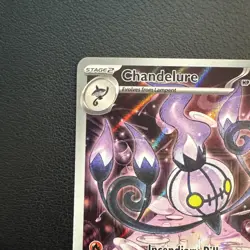 Chandelure 103/086 NM – Illustration Rare – 2025 TCG Pokemon White Flare - Image 4