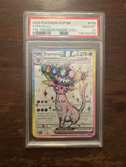 Espeon EX # 175 BSP | Pokemon TCG - 2025 Premium Figure Collection | PSA 10 - Image 1