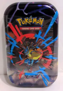 Pokemon TCG Mega Evolution Mega Heroes Mini Tin *Factory Sealed* Mega Lucario - Image 1