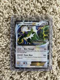 Pokemon Tornadus EX BW96 Prerelease Stamp Black and White Legendary Treasures - Image 1