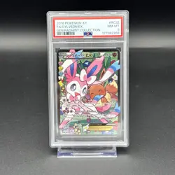 2016 POKEMON XY GENERATIONS RADIANT COLLECTION #RC32 FULL ART/SYLVEON EX PSA 8 - Image 1