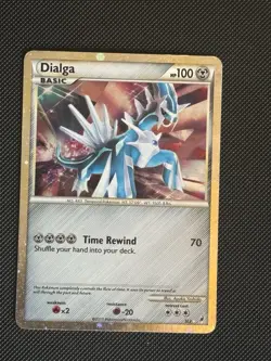 Dialga SL2 Holo Rare-Pokemon TCG:HGSS Call of Legends Shiny Secret Rare-LP - Image 1