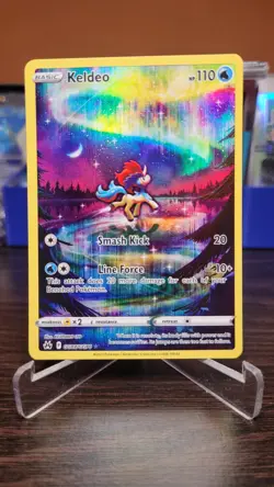 Pokemon Keldeo GG07/GG70 Full Art Holo Ultra Rare Crown Zenith Card 2023 - Image 1