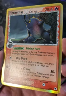 Heracross (Delta Species) 3/101 Holo Rare 2006 EX Dragon Frontiers Pokemon LP - Image 4
