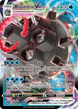Moderately Played Blastoise VMAX - SWSH103 - SWSH Black Star Promo Pokemon SWSH - Image 1