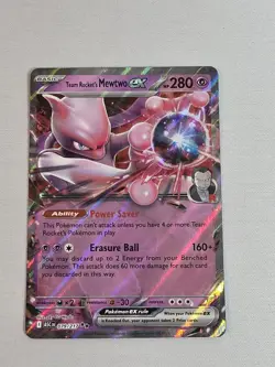 Team Rockets Mewtwo EX 079/217 HOLO Pokemon TCG: Ascended Heroes (ASC) - Image 1