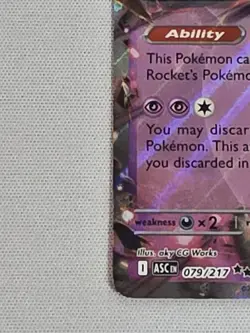 Team Rockets Mewtwo EX 079/217 HOLO Pokemon TCG: Ascended Heroes (ASC) - Image 5