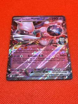 Pokemon Tcg Team Rocket's Mewtwo ex 079/217 Me: Ascended Heroes - Image 2