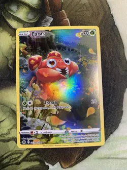 Paras GG32/GG70 Crown Zenith: Galarian Gallery Holo Pokemon Card Nm - Image 1
