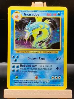 Gyarados #6 Unlimited - Pokemon Base Set - Holo Rare - TCG - WOTC - Image 1