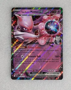 Team Rocket's Mewtwo ex 079/217 NM/M ASC ME Ascended Heroes Pokemon TCG - Image 1