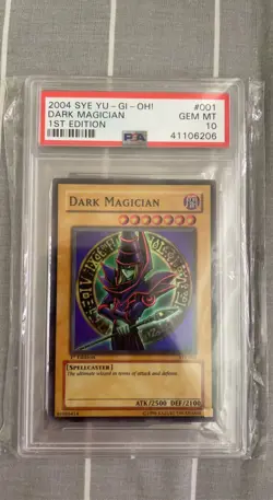 Yugioh 2004 SYE #001 Dark Magician 1st Edition PSA 10 GEM MT - Image 1