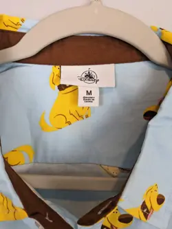 NWT NEW Disney Parks Doug Dug The Dog From UP Short Sleeve Men's M Medium - Image 3