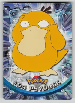 Psyduck #54 Topps Trading Cards Series 1 Pokemon LP - Image 1