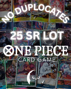 (25) One Piece TCG SR 25 Foil Cards English Mixed Sets All NM - Image 1