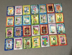 Lot (28) Digimon Taco Bell Promo Metal Tin Cards (28/48) - No Duplicates - Image 1