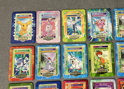 Lot (28) Digimon Taco Bell Promo Metal Tin Cards (28/48) - No Duplicates - Image 3