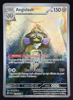 Aegislash 210/182 - S&V Paradox Rift - Illustration Rare - Pokemon TCG Card NM - Image 1