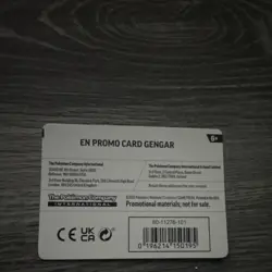 Pokemon TCG Gengar GameStop Promo Card 050/088 POR Set English Stage 2 - Image 4