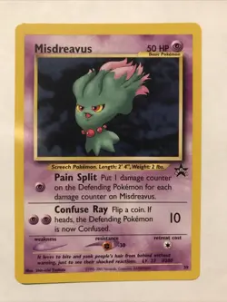 Pokemon MISDREAVUS Black Star Promo Card # 39 RARE - Image 1