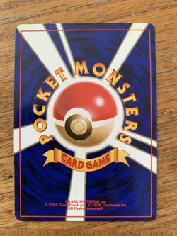 1996 Nintendo Japanese Pokemon Card Squirtle Team Rocket #007 Base - Image 2