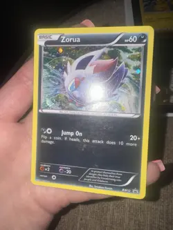Pokemon tcg Zorua BW12 Black & White Holo Promo card - Image 2