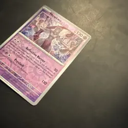 Pokemon Mewtwo 150/165 Sv: Scarlet & Violet 151 Rare Reverse Holo 130 HP Card - Image 4