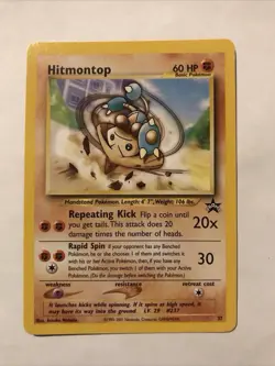 Hitmontop #37 - Black Star Promo - WoTC Pokemon Card - Near Mint (NM) - Image 3