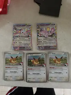 Eevee 143/191, NM Holo, Prize Pack Series 7, Pokemon Play! Promo, TCG Card - Image 3