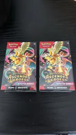 2x Pokemon TCG - Ascended Heroes - Booster Bundle (6 packs) - Brand New Sealed. - Image 1