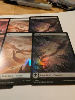 Tarkir Dragonstorm (TDM) - Set Of 10 Full Art Lands - 1 Set Foil, 1 Set Reg - NM - Image 4