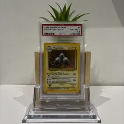 POKEMON BASE SET 1999-2000 “4TH PRINT” #9 MAGNETON HOLO PSA 8.5 very low pop - Image 1