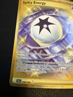 Pokemon Spiky Energy 190/159 Journey Together Gold Hyper Rare Holo NM - Image 3