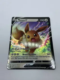 Eevee V SWSH065 - Battle Academy - Eevee Stamp - Pokemon - Image 2