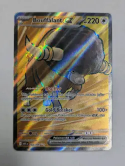 Bouffalant ex 162/086 Sv: White Flare Holo Pokemon TCG NM - Image 1