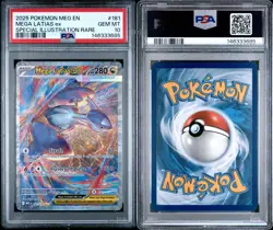 Mega Latias EX 181/132 MEG EN Special Illustration Rare SIR PSA 10 Pokemon - Image 3