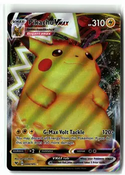 Pikachu VMAX ⭐ 044/185 Holo Ultra Rare Vivid Voltage 2020 Pokemon NM - Image 1