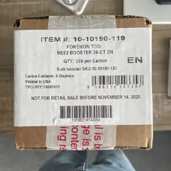 Pokemon TCG - Phantasmal Flames - Booster Box Sealed Case (6 Booster Boxes) - Image 5