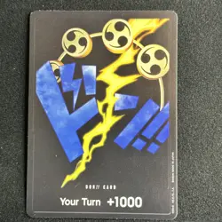 ONE PIECE CCG card: op10-025, Enel "Eneru" DON!! card, two hundred million volts - Image 1