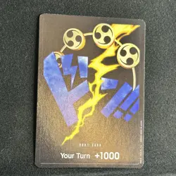 ONE PIECE CCG card: op10-025, Enel "Eneru" DON!! card, two hundred million volts - Image 3
